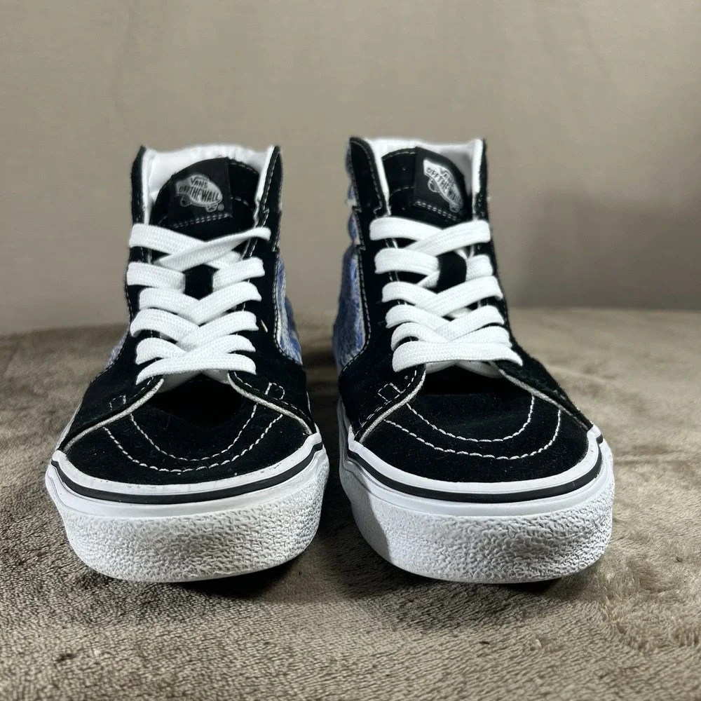 Vans Sk8-Hi Bolt Liquify High Top Sneakers Black Blue White Men 6 / Women 7.5
